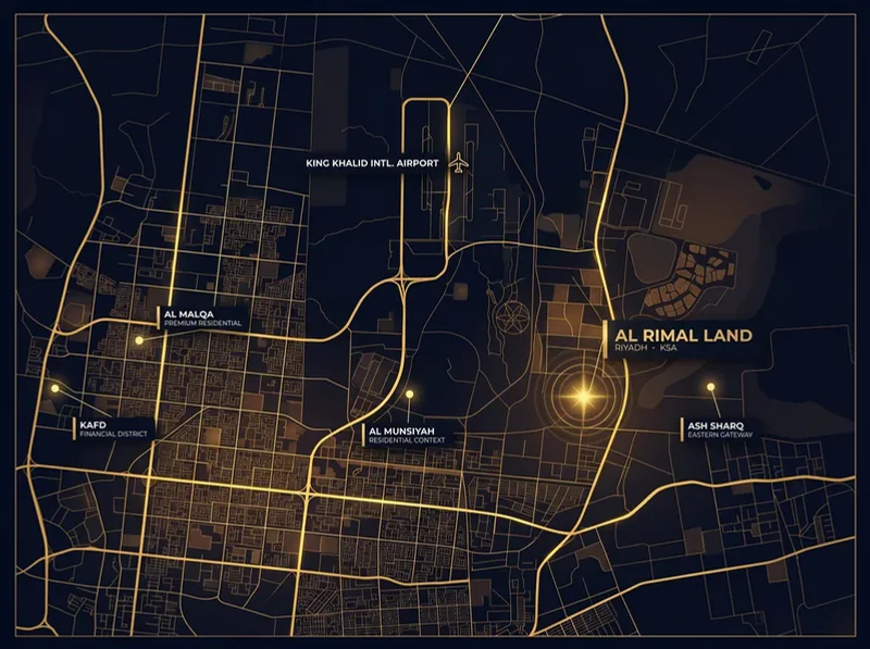 Al Remal location map